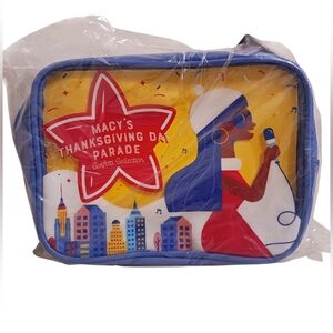 NWT MACY'S THANKSGIVING DAY PARADE CONFETTI COLLECTION COSMETIC BAG ✨️🧡